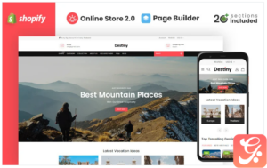 Destiny Travel Accessories Store Shopify Theme