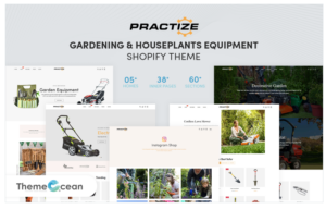 Practize - Gardening & Houseplants Equipment Shopify Theme