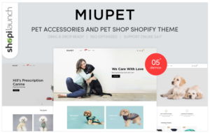 MiuPet - Pet Accessories and Pet Shop Shopify Theme