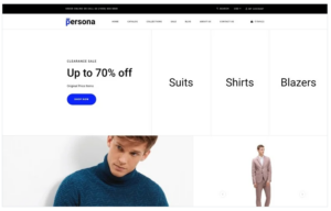 Persona - Stylish Men Clothes Store Shopify Theme