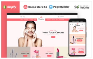 Pionita Cosmetics Store Shopify Theme
