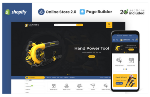 Genious Power Tools Store Shopify Theme
