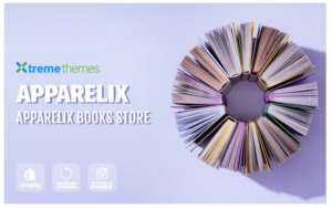 Apparelix Books Online Store Template Shopify Theme