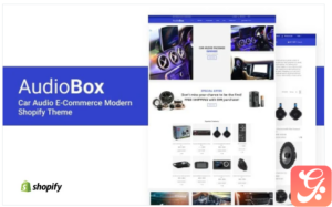 AudioBox - Car Audio E-Commerce Modern Shopify Theme