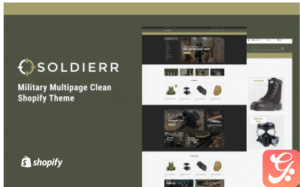 Soldierr - Military Multipage Clean Shopify Theme
