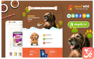 WoofWild - Pet Food & Accessories Store - Shopify OS2.0 Multipurpose Responsive Theme