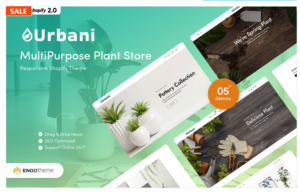Urbani - MultiPurpose Plant Store Shopify Theme
