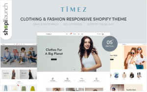 Timez - Clothing & Fashion Responsive Shopify Theme