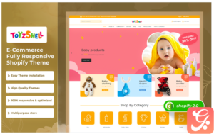 Kidzshell - Multipurpose Premium E-commerce Shopify 2.0 Theme