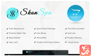 Skon Spa Beauty - Health Responsive OpenCart Template