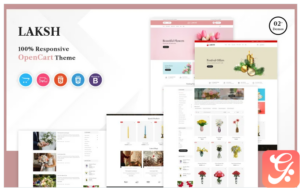 Laksh - Flower OpenCart Template
