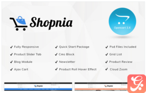 Shopnia Mega Store OpenCart Template