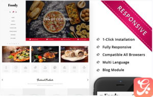 Foody - The Restraunt Store Responsive OpenCart Template