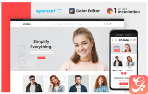 Choice Fashion Store OpenCart Template