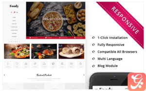 Foody - The Restraunt Store Responsive OpenCart Template