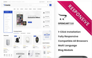 Vironic - The Mega Electronic Store OpenCart Template
