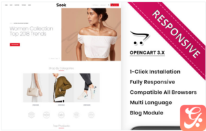 Sook - The Fashion hub OpenCart Template