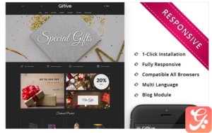 Giftive - The Gift Store Responsive OpenCart Template