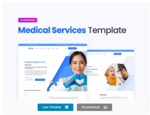 Vaxi – Covid-19 Vaccination & Health Services Elementor Template Kit