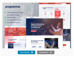 Programma - Event & Conference Elementor Template Kit
