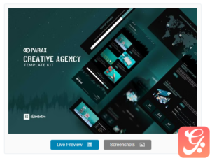 Parax - Creative Agency Elementor Template Kit