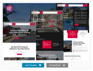 Peruma - Real Estate & Property Listing Elementor Template Kit