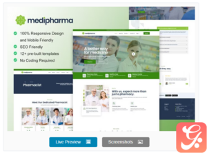 MediPharma - Pharmacy & Medical Elementor Template Kit