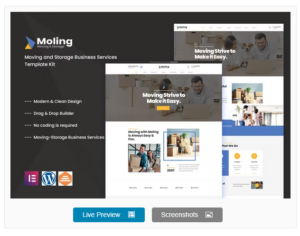 Moling - Moving and Storage Business Services Template Kit