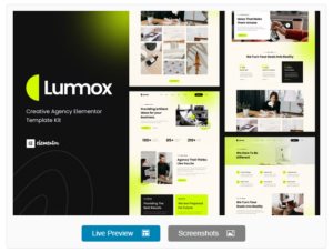 Lummox - Creative Agency Elementor Template Kit