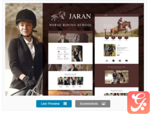 Jaran - Horse Riding School Elementor Template Kit