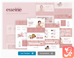 Essein - Beauty Spa Elementor Template Kit