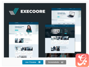 Execoore - Tech & Fintech Crypto Elementor Template Kit