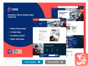 Fixmo – Smartphone, Tablet & Computer Repair Template Kit