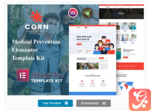 Corn - Medical Prevention Elementor Template Kit