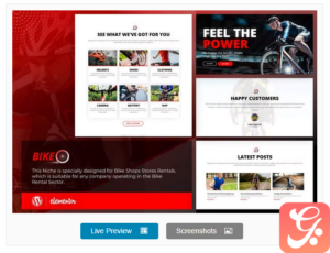 Bikeo - Cycling Club Elementor Template Kit