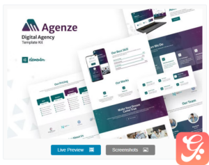 Agenze - The Digital Agency Elementor Template Kit