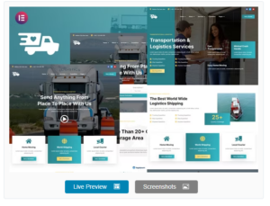 Antar - Transportation & Logistics Elementor Template Kit