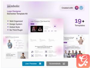 Zembolic - Brand Design Agency Elementor Template Kit