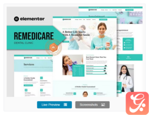 Remedicare - Dentist & Dental Clinic Template Kit