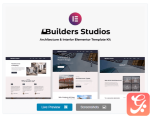 5Builders Studios - Architecture & Interior Elementor Template Kit