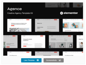 Agence - Creative Agency Elementor Template Kit