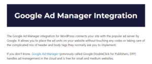 Advanced Ads Google Ad Manager Integration 2.4.0