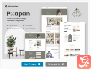 Phapan - Furniture and Interior Design Template Kits