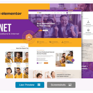 Nabel - Influencer Marketing Agency Elementor Template Kit