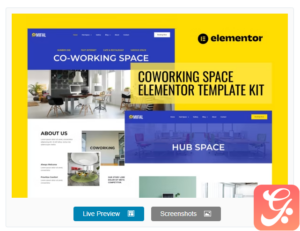 Mifal - Coworking Space Elementor Template Kit