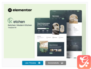 Ketchen - Modern Kitchen Elementor Template Kit