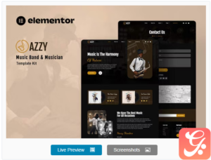 Jazzy - Music Band & Musician Elementor Template Kit