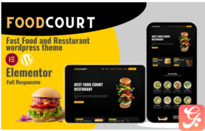 Foodcourt - Fast food & Restaurants WordPress theme