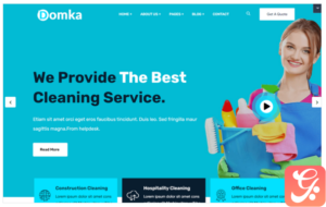 Domka - Cleaning Company and Services WordPress Theme