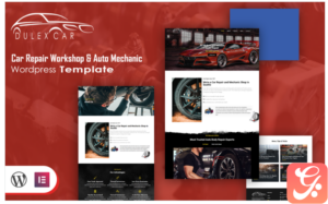 Deluxcar - Car Repair Workshop & Auto Mechanic WordPress Theme